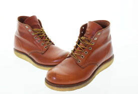 【中古】レッドウィング RED WING CLASSIC PLAIN TOE クラシック プレーントゥ ブーツ オロ ラセット 8166 メンズ靴 ブーツ その他 USA8 26cm 103-shoes-242