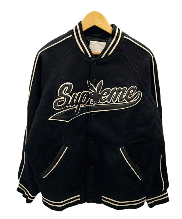 楽天市場】【中古】シュプリーム SUPREME Playboy Wool Varsity Jacket  