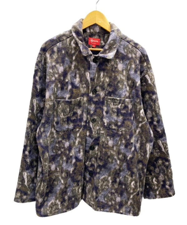 楽天市場】【中古】シュプリーム SUPREME Paisley Fleece Shirt Purple 