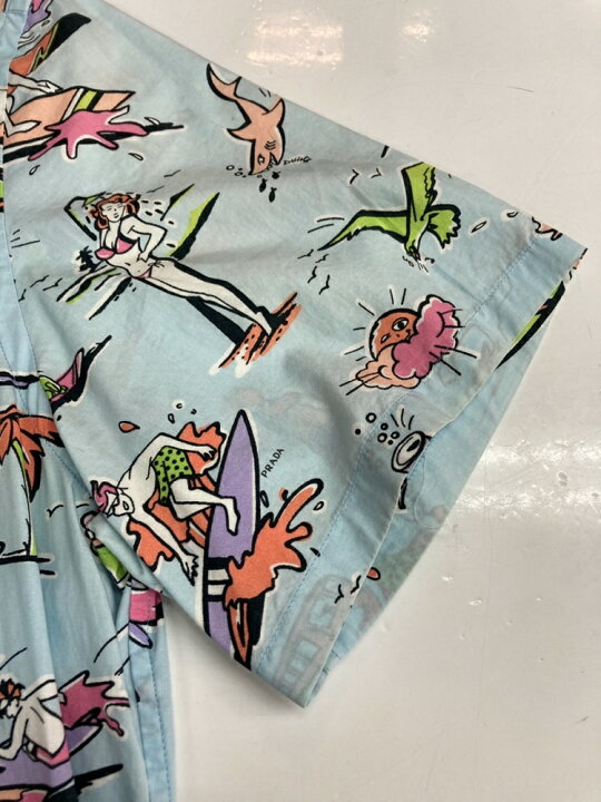 楽天市場】【中古】 プラダ PRADA Poplin Shirt ポプリンシャツ 