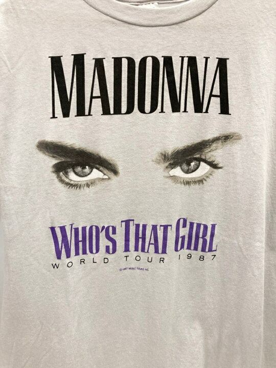 楽天市場】【中古】ヴィンテージ Vintage 80s マドンナ MADONNA Tour T 