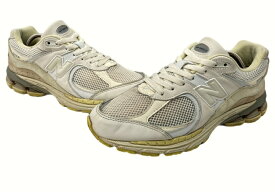 【中古】 ニューバランス new balance 22年製 × AURALEE オーラリー 2002R N-ERGY ローカット シューズ 白 M2002RA1 メンズ靴 スニーカー ホワイト 26.5cm 104-shoes413