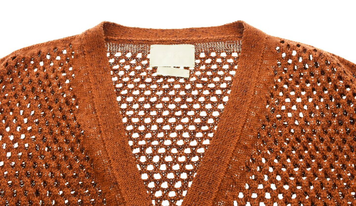 楽天市場】【中古】ヨーク yoke 22ss MESHED KNIT CARDIGAN メッシュ 
