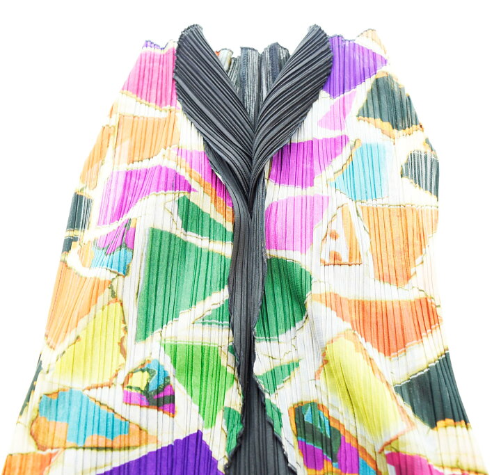 楽天市場】【中古】イッセイミヤケ ISSEY MIYAKE プリーツ 波切替  