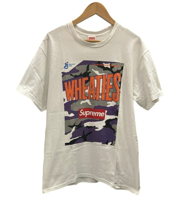 楽天市場】【中古】シュプリーム SUPREME 21SS Wheaties Tee White T  