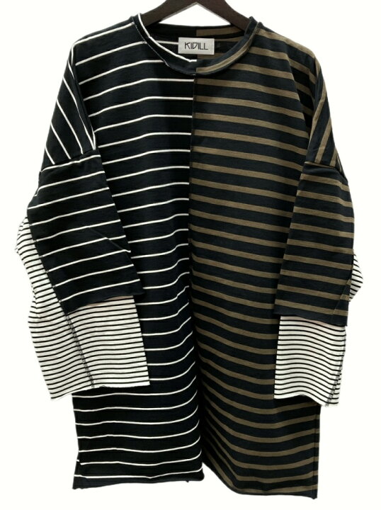 楽天市場】【中古】 キディル KIDILL Chaos Oversize T-shirts Border 