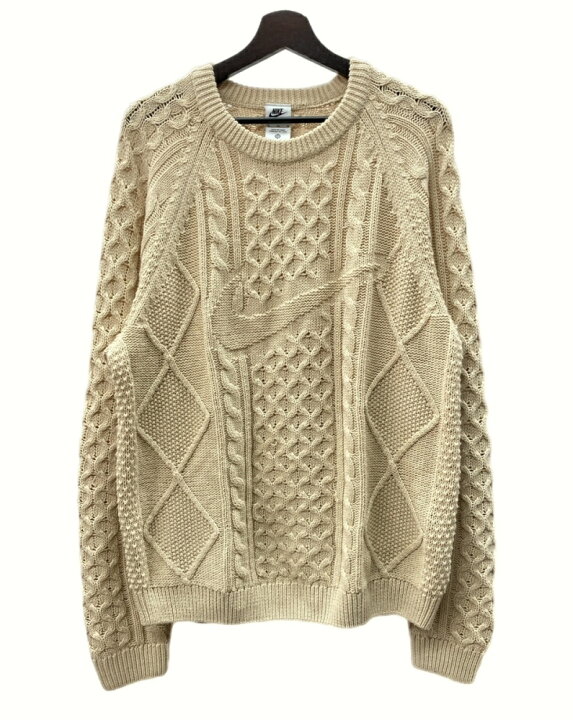 楽天市場】【中古】 ナイキ NIKE CABLE KNIT SWEATER L/S ケーブル 
