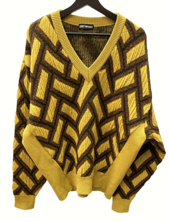 楽天市場】【中古】 イッセイミヤケ ISSEY MIYAKE 90s WOOL KNIT 