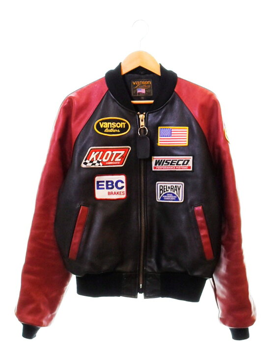 楽天市場】【中古】バンソン VANSON USA製 レーシングジャケット 