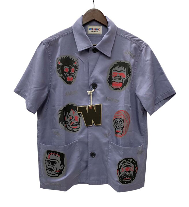 楽天市場】【中古】ウィアード WEIRDO 半袖 オープンカラー シャツ 