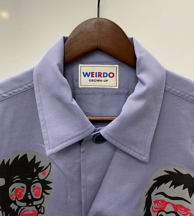 楽天市場】【中古】ウィアード WEIRDO 半袖 オープンカラー シャツ 