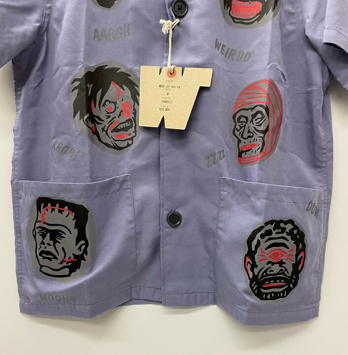 楽天市場】【中古】ウィアード WEIRDO 半袖 オープンカラー シャツ 
