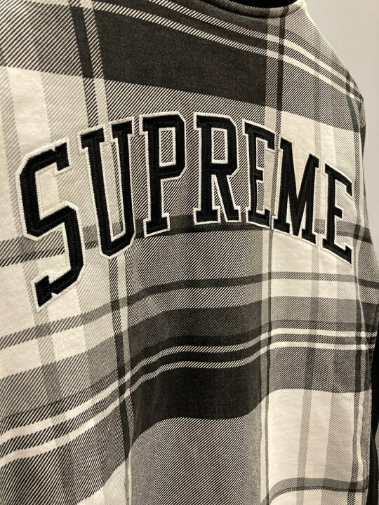 楽天市場】【中古】シュプリーム SUPREME Plaid snap front sweat  