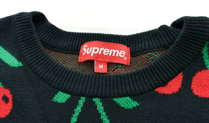 楽天市場】【中古】シュプリーム SUPREME 14AW Cherries Sweater 