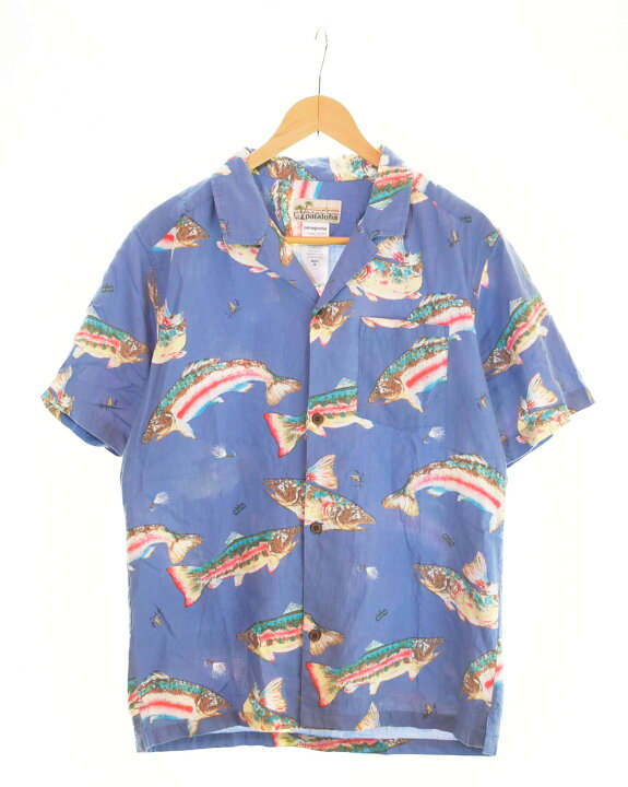 楽天市場】【中古】パタゴニア PATAGONIA pataloha shirt TROUT 