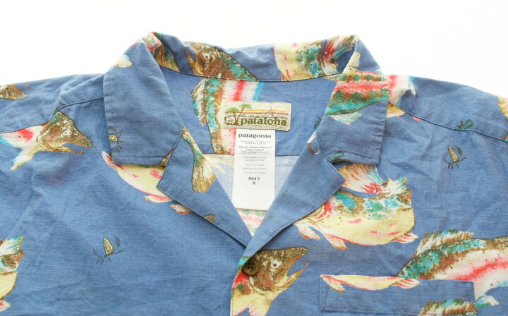 楽天市場】【中古】パタゴニア PATAGONIA pataloha shirt TROUT 