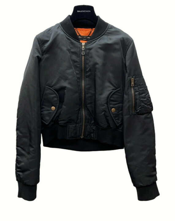 楽天市場】【中古】 バレンシアガ BALENCIAGA MA-1 BOMBER JACKET 
