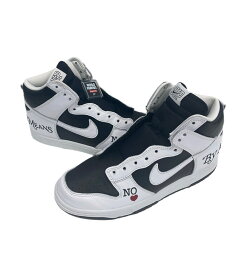 【中古】ナイキ NIKE Supreme Nike SB Dunk High By Any Means White Black シュプリーム ナイキ SB ダンク ハイ バイ エニー ミーンズ ホワイト DN3741-002 メンズ靴 スニーカー ブラック 28.5cm 101sh-1943