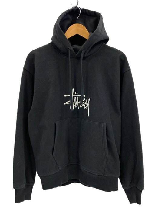 楽天市場】【中古】ステューシー STUSSY ロゴ刺繍パーカー フーディ 黒 