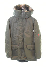 【中古】ダブルタップス WTAPS 16AW N-3B JACKET NYLON TWILL ジャケット カーキ 162GWDT-JKM05 ジャケット カーキ Sサイズ 103MT-1881