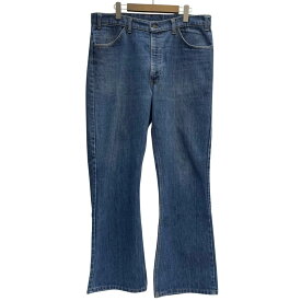 【中古】リーバイス Levi's 70's 684 42TALON ブーツカット USA製 実寸37インチ デニム ブルー 201MB-817 VB