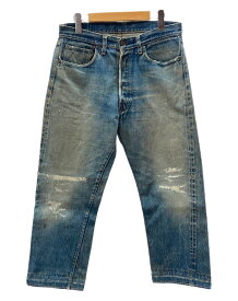 【中古】 リーバイス Levi's 60's 60年代 501XX Vintage ヴィンテージ 紙パッチ ギャラ無し ボタン裏J デニムパンツ ジーンズ ジーパン 青 無地 デニム ブルー サイズ不明 104MB-129