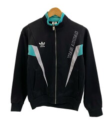 【中古】アディダス adidas 90s～ Vintage ヴィンテージ デサント トラックジャケット 黒 ATS-725 M ジャージ ブラック 101MT-4070