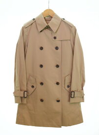 【中古】バーバリー Burberry LONDON ロンドン WOOL LINER Trench coat ウール ライナー 付き トレンチ コート ノバ チェック B1A58-230-51 ジャケット ブラウン 38 103LT-96