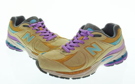 【中古】ニューバランス new balance M2002RWA BEIGE PURPLE スニーカー M2002RWA メンズ靴 スニーカー マルチカラー 27cm 103S-928