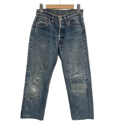 【中古】リーバイス Levi's 60's 60年代 501 BIGE ボタン裏刻印2 赤耳 VINTAGE ヴィンテージ デニム ブルー - 101MB-638