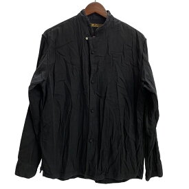 【中古】キャピタル KAPITAL コットン チャイナ シャツ ジャケット ブラック Lサイズ 201MT-4128 VB