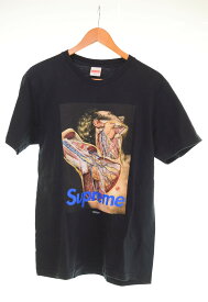 【中古】アンダーカバー UNDERCOVER Supreme シュプリーム 16AW Anatomy Teeアナトミー プリント Tシャツ Tシャツ ブラック Mサイズ 103MT-2782