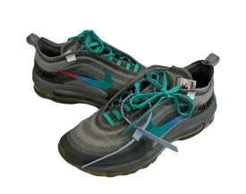 【中古】ナイキ NIKE Air Max 97 "Grey" ×Off-White オフホワイト×ナイキ エアマックス97 "グレー" AJ4585-101 メンズ靴 スニーカー グレー 25.5cm 101sh-2208