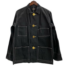 【中古】キャピタル KAPITAL カバーオール ジャケット ブラック Mサイズ 201MT-4304 VB