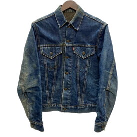 【中古】リーバイス Levi's 60's 70's 70505 BIG E USA製 ブランケットライナー ジャケット ブルー 201MT-4341 VB