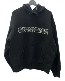 【中古】 シュプリーム SUPREME 24FW Collegiate Acronym Hooded Sweatshirt カレッジエイト アクロニム フーディ スウェット 黒 パーカ ロゴ ブラック Mサイズ 104MT-1826