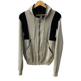 【中古】リックオウエンス Rick Owens ジップパーカー パーカ ホワイト Mサイズ 201MT-4401