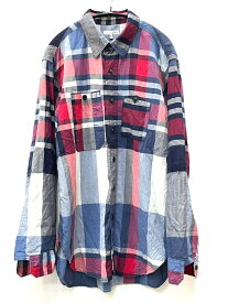 【中古】エンジニアガーメンツ ENGINEERED GARMENTS コットン チェックシャツ S 長袖シャツ マルチカラー 601MT-79