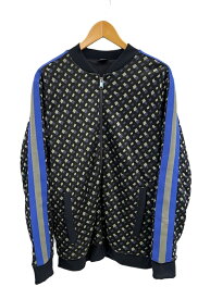 【中古】ヒューゴボス HUGO BOSS 総柄 ジップアップ ブルゾンジャケット 50485581 ジャケット マルチカラー Mサイズ 101MT-4989
