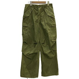 【中古】ヴィンテージ vintage 70's US.ARMY M-65 WINFIELD社 W31 フィールド 8415-782-2951 カーゴパンツ カーキ Sサイズ 201MB-1112 VB