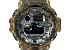【中古】 ジーショック G-SHOCK CASIO カシオ 耐衝撃構造 20気圧防水 アウトドア 腕時計 スケルトン ウォッチ 5522 黒 GA-700SKC メンズ腕時計ブラック 104T-33