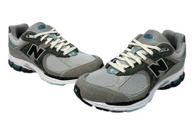 【中古】 ニューバランス new balance 21年製 × atmos アトモス M2002RAT Shibuya Rats N-ERGY エナジー ランニング ローカット シューズ 灰 M2002RAT メンズ靴 スニーカー グレー 28cm 104S-957