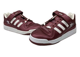 【中古】 アディダス adidas 01年製 FORUM LO MET 2 フォーラム ロー デッドストック バスケ シューズ 白 赤 672860 メンズ靴 スニーカー レッド 27cm 104S-990