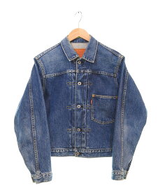 【中古】リーバイス Levi's 90s 日本製 71506XX デニムジャケット 1st 大戦モデル BIGE 90's ドーナツボタン ビッグE 36 ジャケット ブルー 103MT-3274