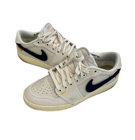 【中古】ジョーダン JORDAN ×UNION Nike Air Jordan 1 Low KO Sail Leather ユニオン イキ エアジョーダン1 ロー セイル レザー DZ4864-100 メンズ靴 スニーカー ホワイト 28cm 101sh-2382