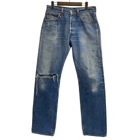 【中古】リーバイス Levi's 501 00's 00年製 USA製 バレンシア デニム ブルー W33 L36サイズ 201MB-1196 VB