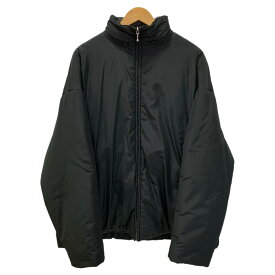 【中古】バレンシアガ BALENCIAGA 18AW PADDER WINDBREAKER バックロゴ ナイロンジャケット 533910 TYD36 ジャケット ブラック 44サイズ 201MT-4845