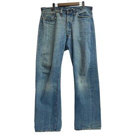 【中古】リーバイス Levi's 00's 201 20's復刻 W38 USA製 バレンシア工場 555 青耳 20201-0128 デニム ブルー W38 L36サイズ 201MB-1212 VB