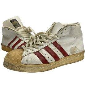 【中古】アディダス adidas 80's PRO MODEL フランス製 made in france 金ベロ 5 1/2 メンズ靴 スニーカー ホワイト 24.5cmサイズ 201-shoes1585 VB