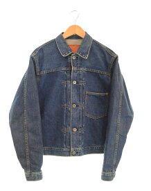 【中古】リーバイス Levi's 90s 日本製 71506XX デニムジャケット 1st 大戦モデル 濃紺 BIGE 90's ドーナツボタン ビッグE 40 ジャケット ネイビー 103MT-3569